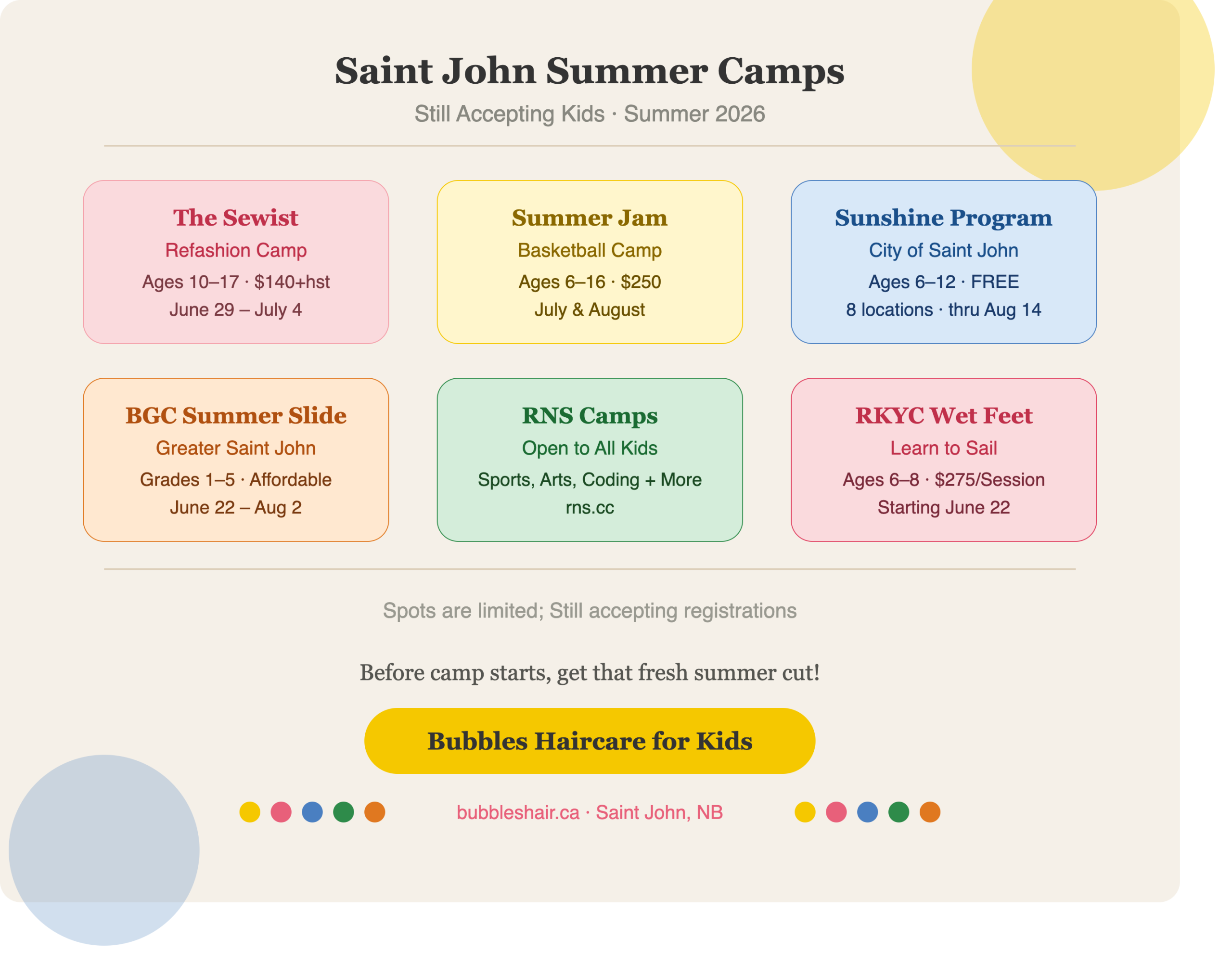 From One Parent to Another: Summer Camps Still Accepting Kids